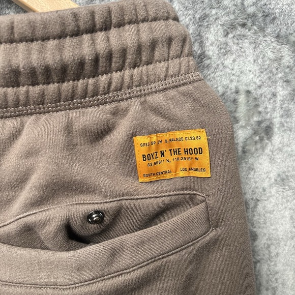 Boyz N The Hood Sweatpants Shoe Palace Men's Size Small Baggy Pants Brown - Picture 9 of 10